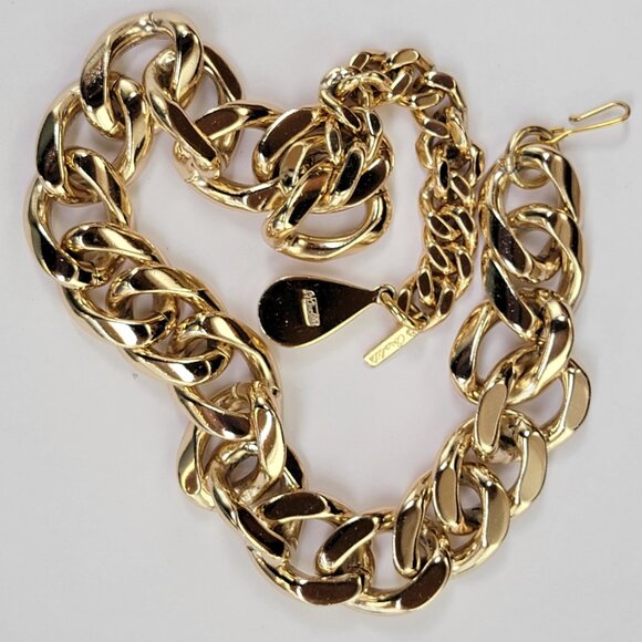 Rare Vintage Coro Pegasus Corolite Gold-tone Choker Necklace - Picture 4 of 6